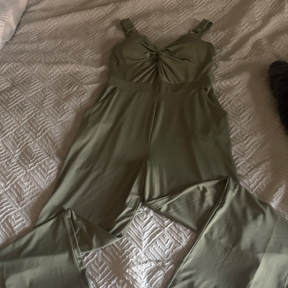 Olive Green Women's Jumpsuit
